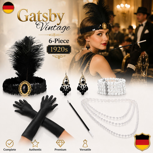 20er jahre flapper kleid - , mit
