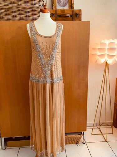 20s kleid gold glamour - glamour, gatsby